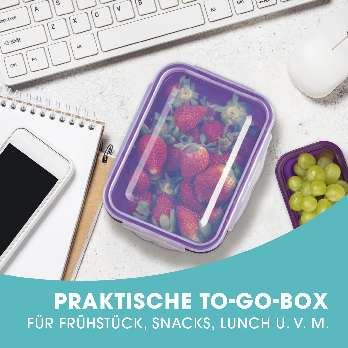 GOURMETmaxx Frischhaltedosen klick-it 18er Set | BPA-freie Vorratsdosen Spülmaschinen-, Mikrowellen-, und Gefriergeeignet | Luftdicht & Auslaufsicher & Stapelbar | Lebensmittelbehälter klein bis groß