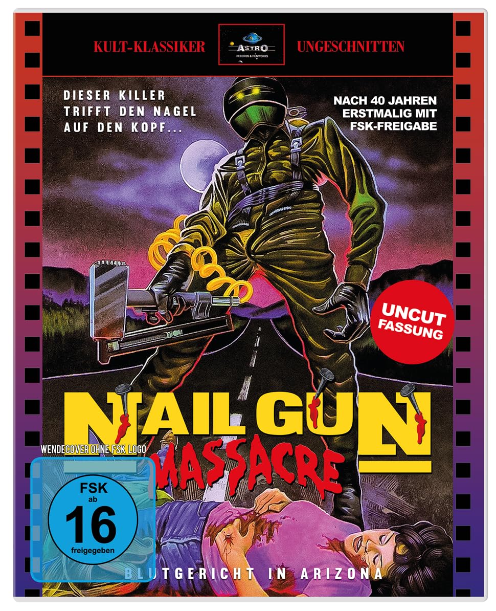 The Nail Gun Massacre Full-Sleeve Box con diseño Astro de importación