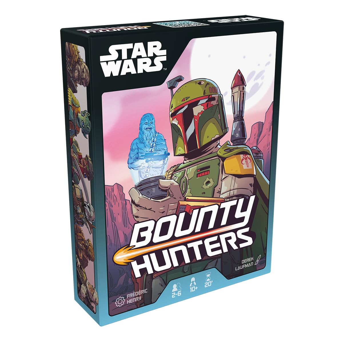 Zygomatic, Star Wars: Bounty Hunters, Family Game, Card Game, 2-6 Players, Ages 10+, 20 Minutes, German
