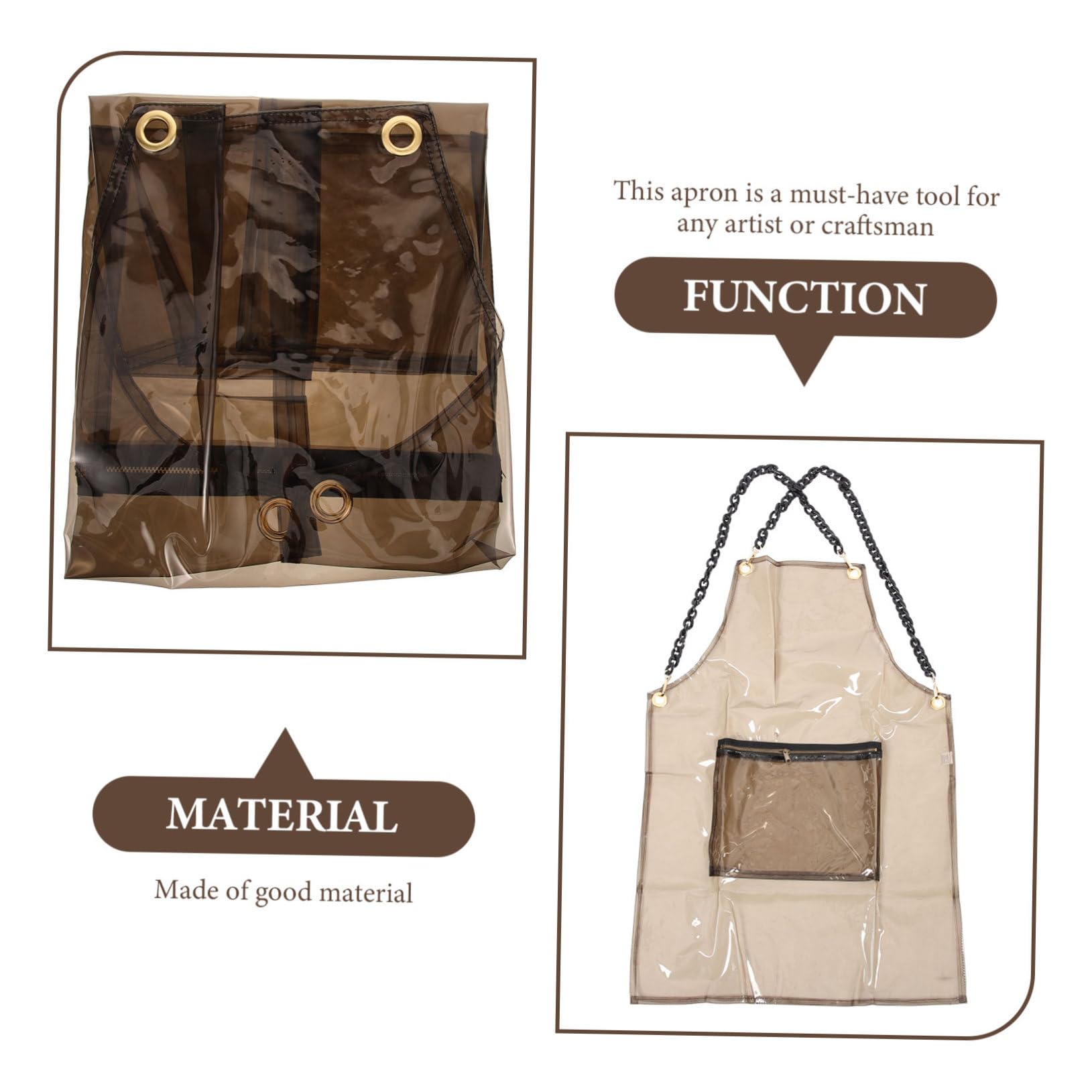 DOITOOL Delantal De Peluquera Delantal De Cocina Para Herramientas Diseño Elegante