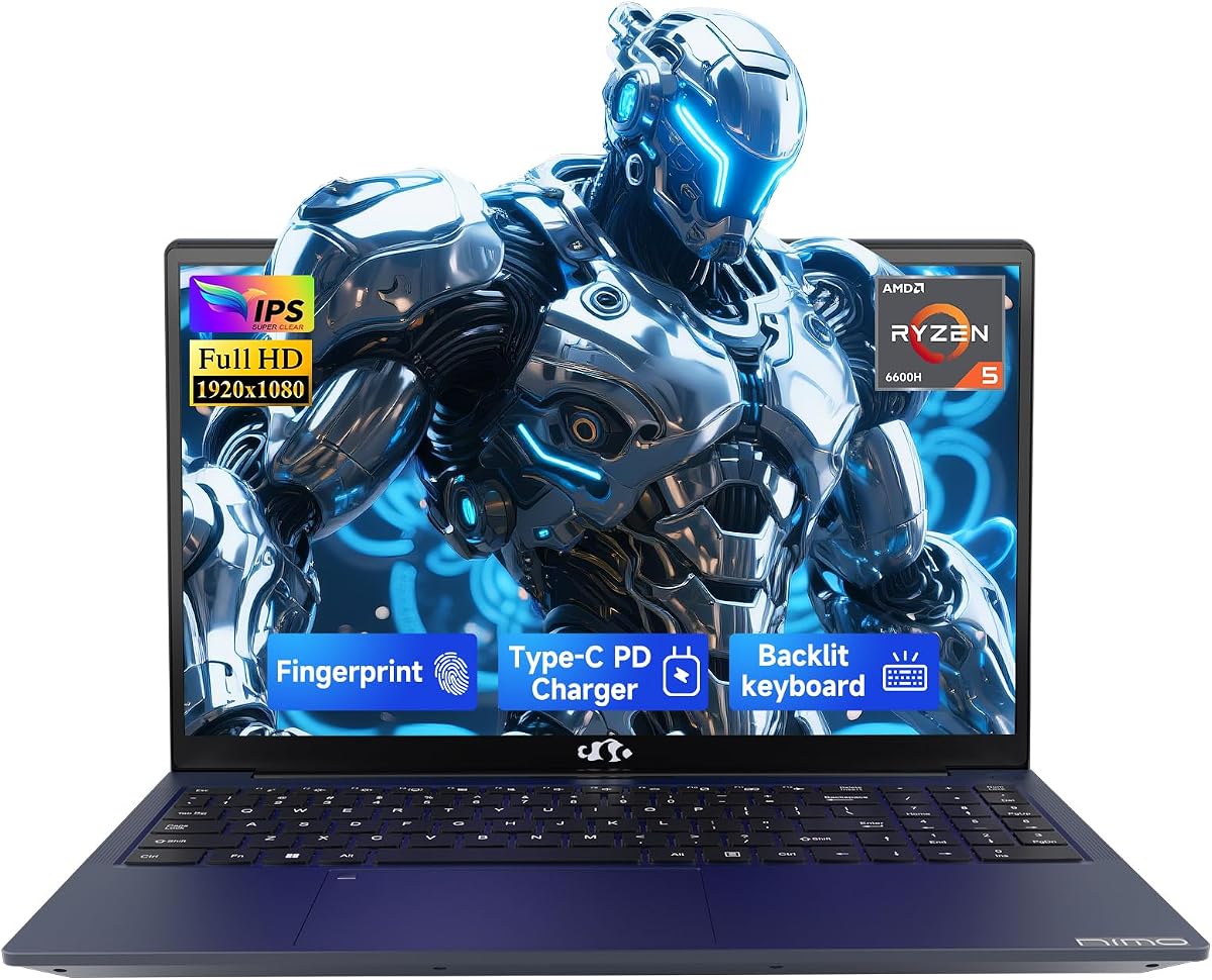 NIMO 15.6" IPS FHD-Light Gaming-Laptop