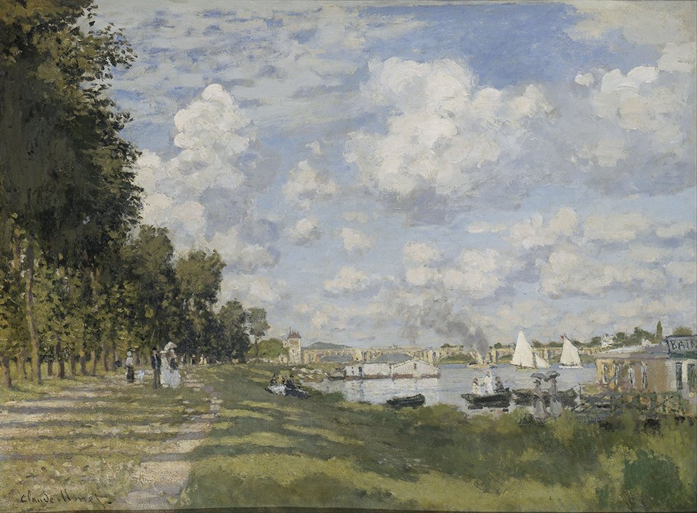 Lámina Claude Monet Bassin dArgenteuil pequeña para un ambiente relajante