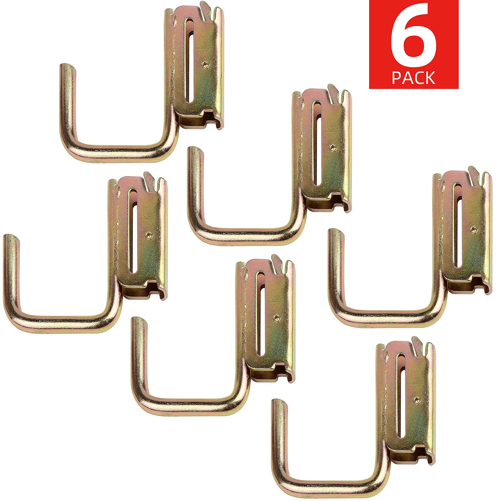 Buy 6 Pack ETrack Steel JHooks,TieDown Accessories w/ETrack Spring Fitting Attachments for X