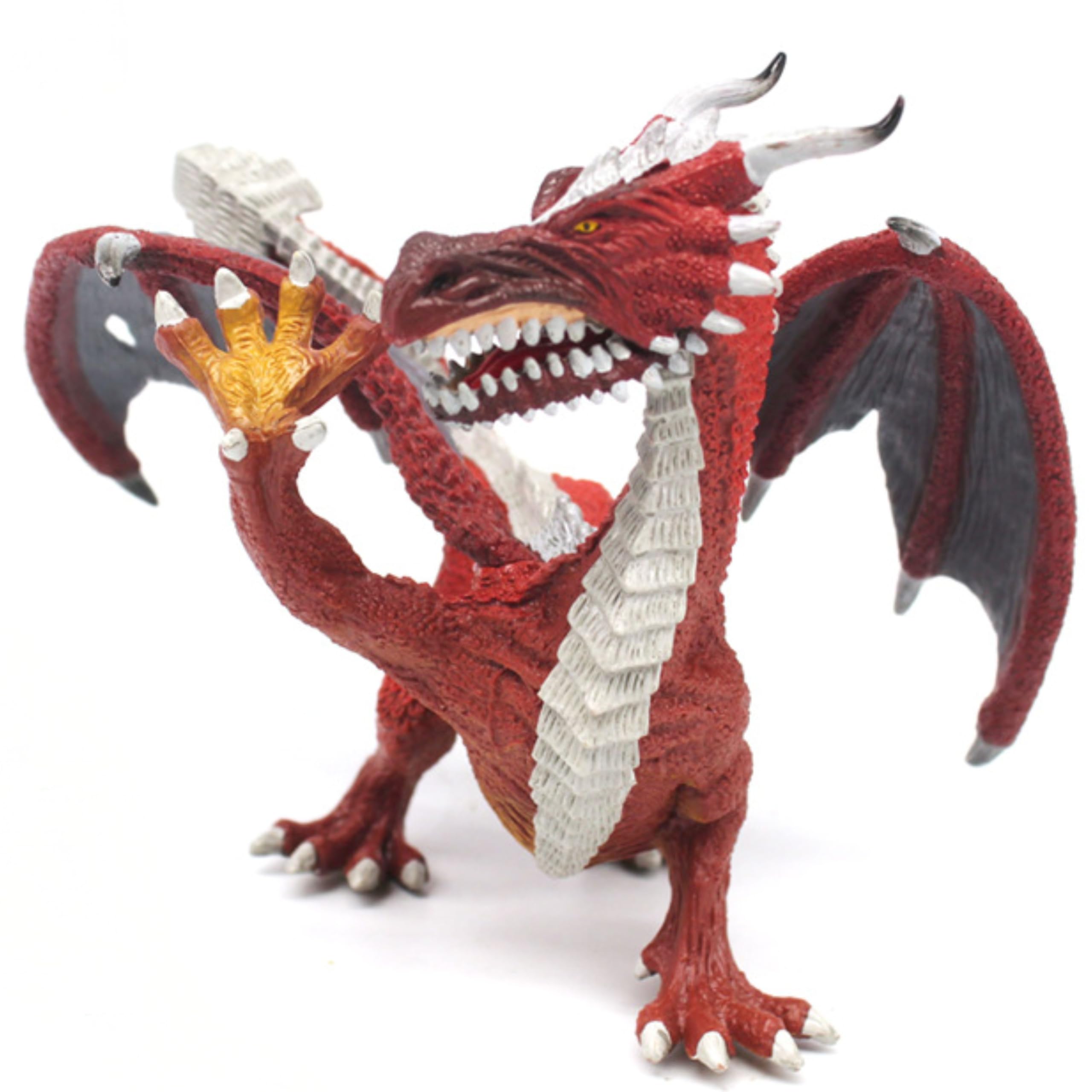 Realistic 3D Dragon Toys for Kids | 1 PCS PVC Monster Dragon Dinosaur Toy Action Figurine with moveable Jaw | Toys for Boys and Girls Birthday Gift for Children Decoration & Educational Items-image-15