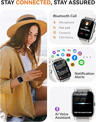 Miniatura 2 de Relojes inteligentes para hombres y mujeres (respuestahacer llamadas), reloj de seguimiento de actividad con contador de actividadmonitor de