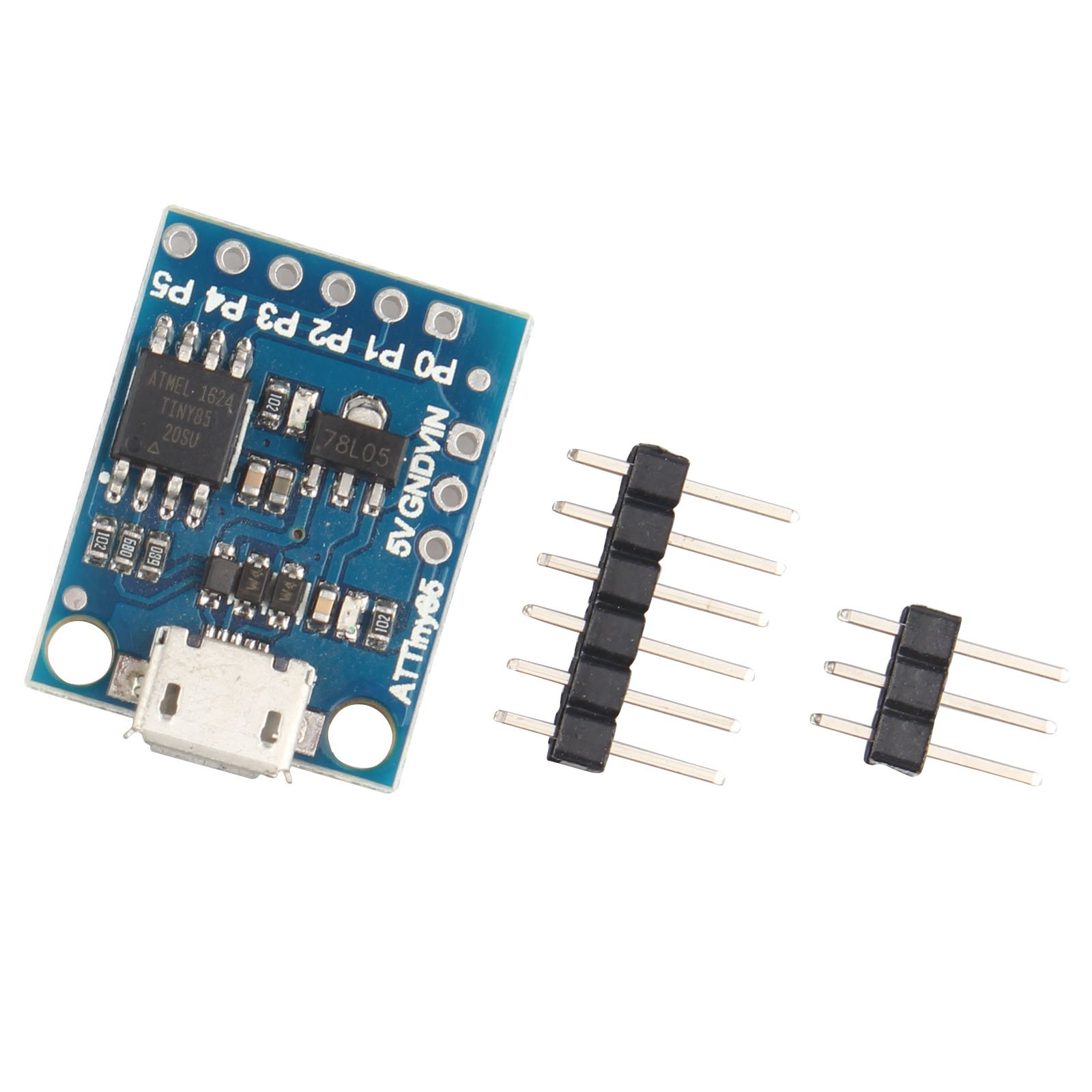 HALJIA Digispark Attiny85 Micro Miniature Microcontroller USB Development Board Module Compatible with Arduino IDE 1.0+ (OSX/Win/Linux)