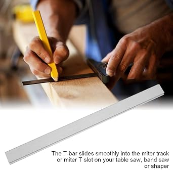 Gaeirt T-Track Slot Miter, Aluminium T-Slot Miter Track Slider Non-Porous Slide Slab Fixture Woodworking Carpenter Tool for Fixtures Sliding Sleds General Woodworking(200mm T Slide Without Holes)