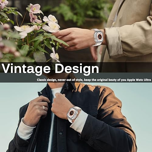 Miniatura 7 de Miimall Funda compatible con Apple Watch Ultra de 1.929 in, marco duro de policarbonato sin protector de pantalla, ultrafina y ligera, para mujer y