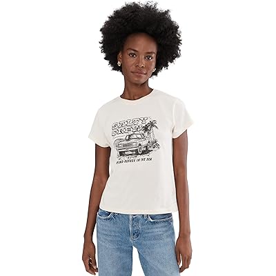 Salty Crew Truck Stop Modern Tee off-white