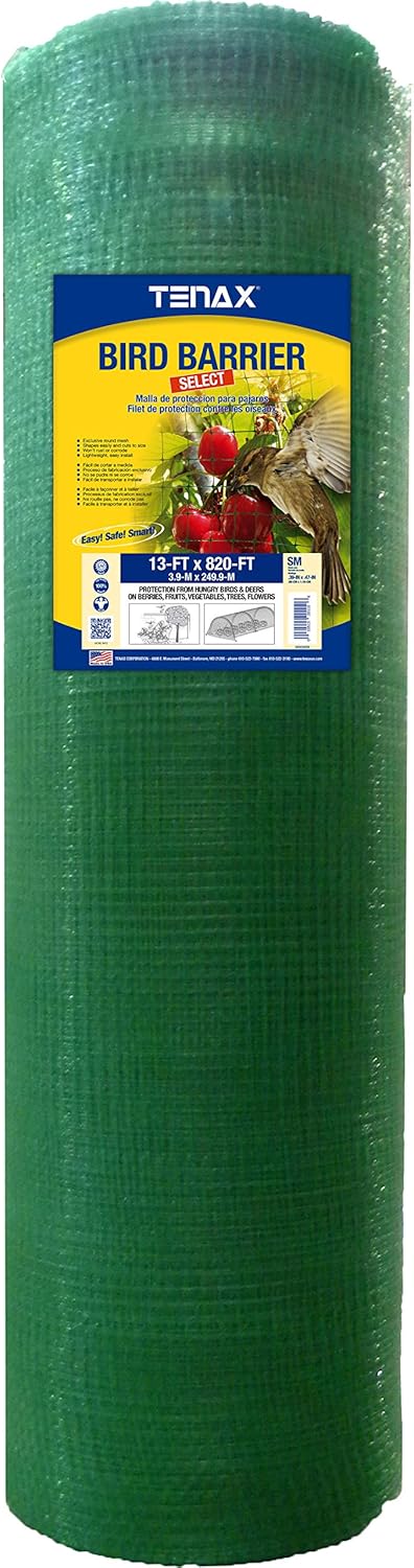 TENAX Ornex LM Bird Netting 14' x 500' Black