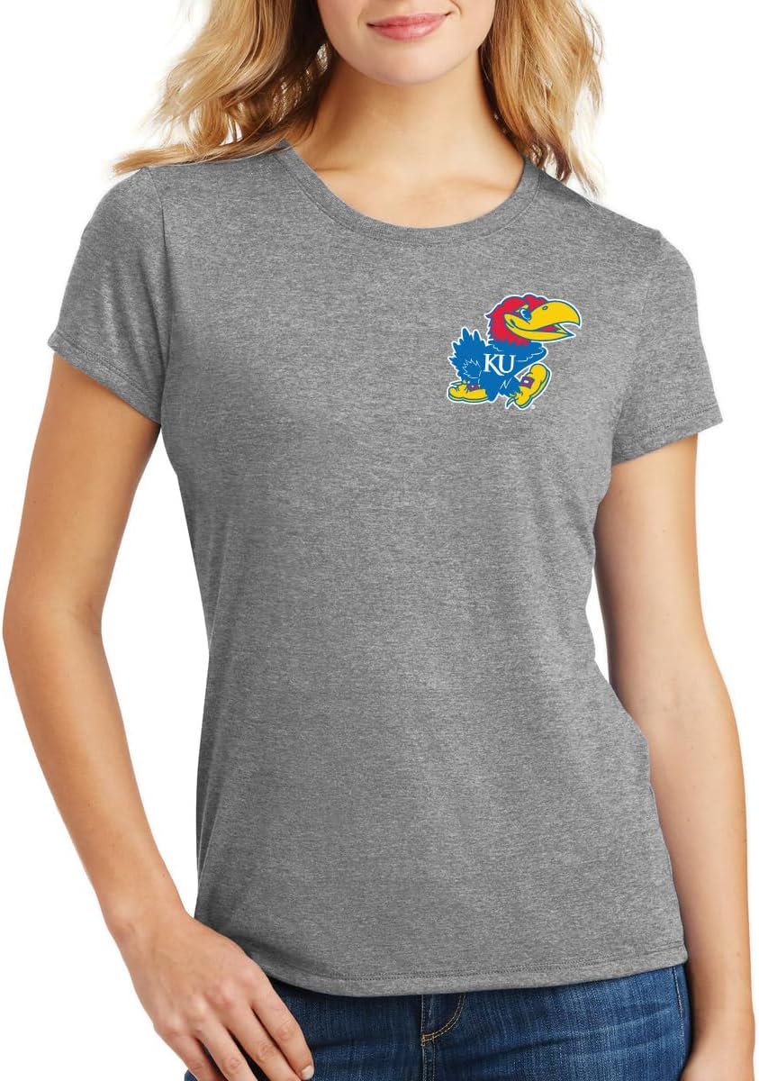 CornBorn Kansas Jayhawks T Shirts for Women | Premium Tri-Blend | Choose Your Design