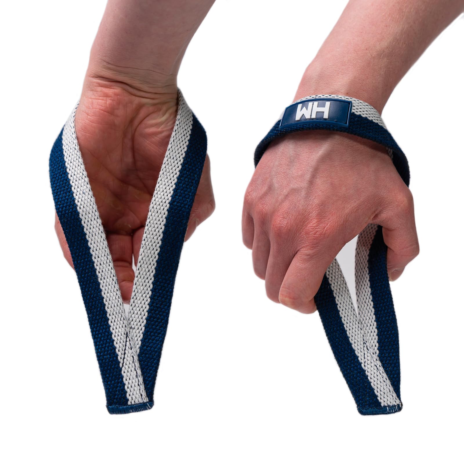 Weightlifting House Wrist Straps for Olympic Weight Lifting, Bodybuilding, Snatch, Pulls and Deadlifts. Weight Lifting Workout Wraps for Men & Women. (Pink)