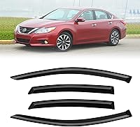 Vista 327 de Visera de ventana para Chevy Silverado 1500/GMC Sierra 1500/Avalanche/Suburban Crew Cab 2007-2013, protectores de lluvia, deflector de ventilación