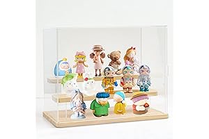 Pop Mart Display Case -- Floating Illusion Three Tier Acrylic Display Shelf
