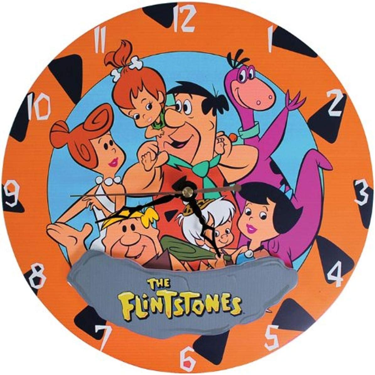 Amazon.com: Westland Giftware The Flintstone's MDF Wall Clock, 10-1/2 ...