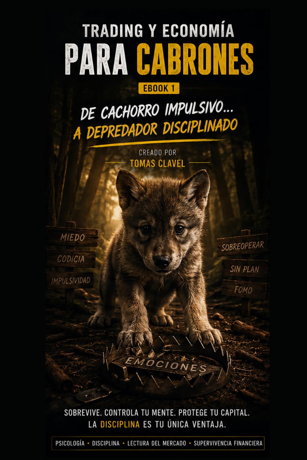 TRADING Y ECONOMÍA PARA CABRONES Ebook I: De cachorro impulsivo a depredador disciplinado. Psicología del mercado, volumen, Aprende a invertir en el mercado desde una perspectiva psicológica