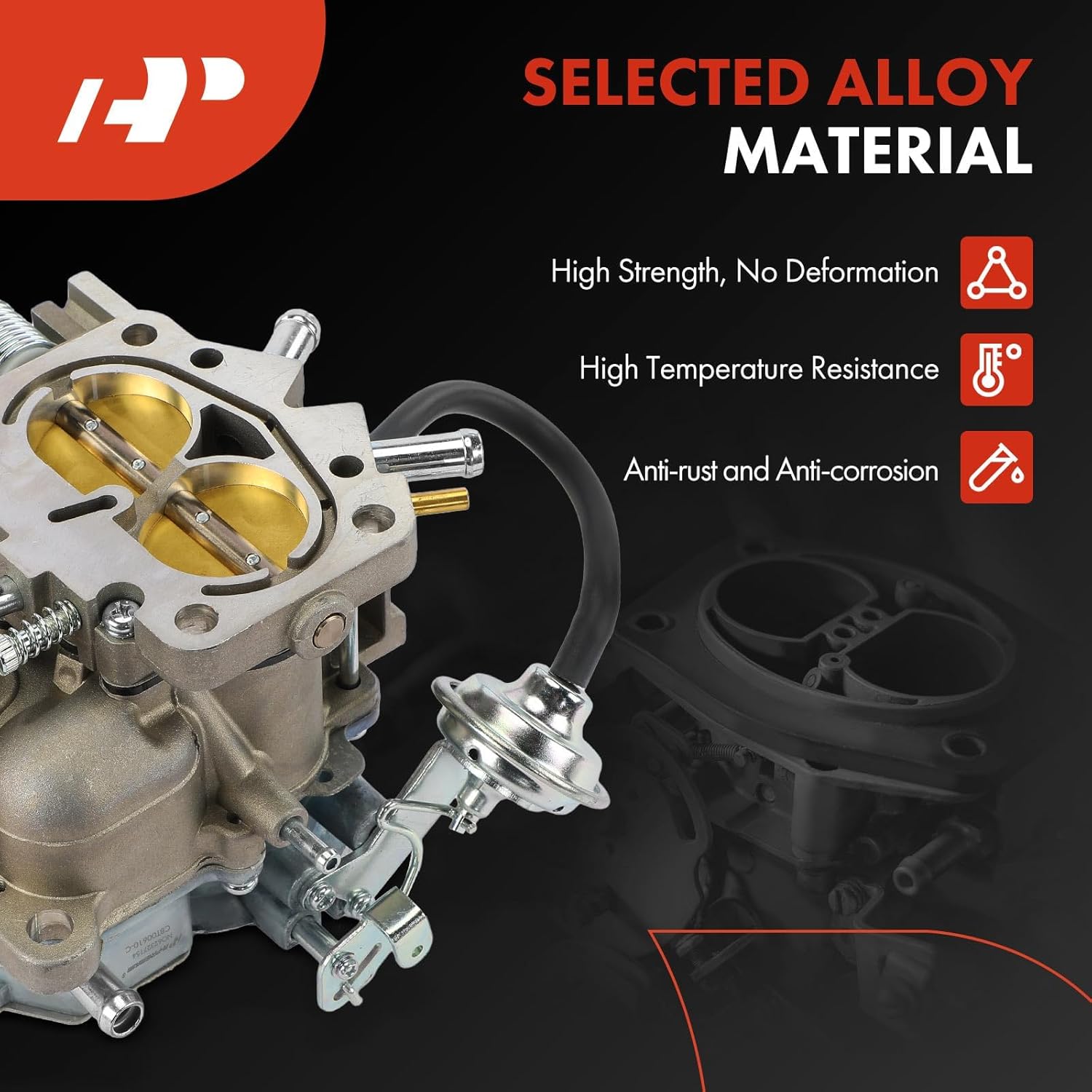 A-Premium 2 Barrel Carburetor Compatible with Dodge Chrysler 318 1967-1980 5.2L, Plymouth 1966-1973 with -273-318 Engine, Replace# A610, EA-8871-12422, Mechanical Choke