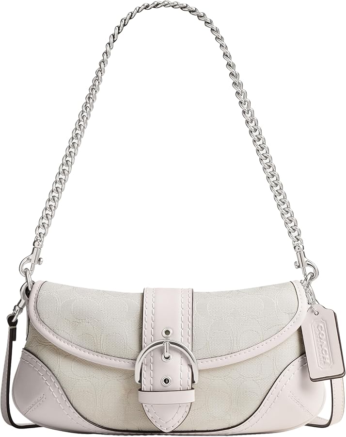 Amazon.com: Coach Soho Bag 25 in Signature Jacquard, LH/Cloud