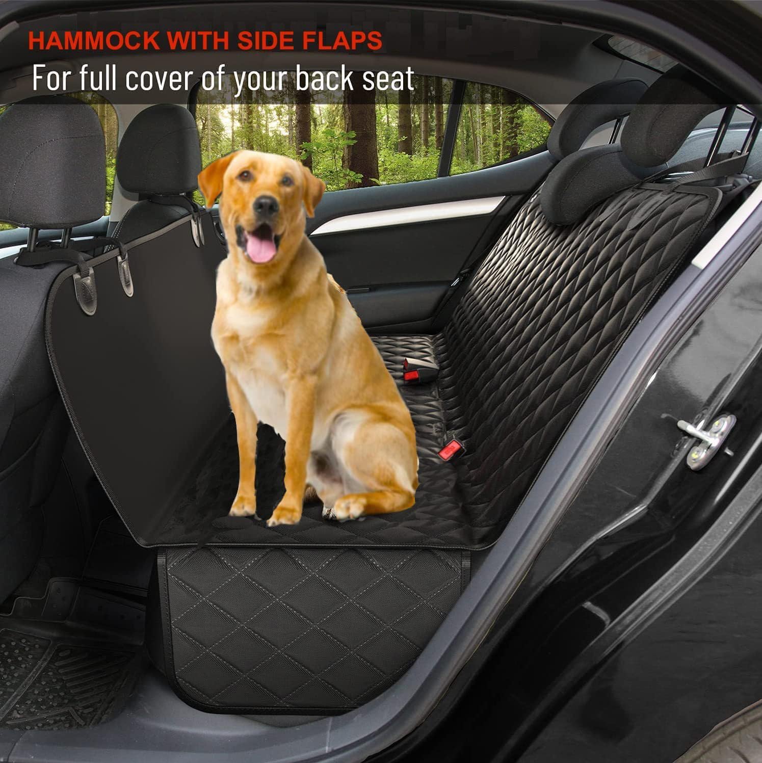 Dog Car Seat Cover for Back Seat for 2024 2025 Subaru Crosstrek, Back Seat Extender for Dogs,Waterproof Dog Car Seat Cover