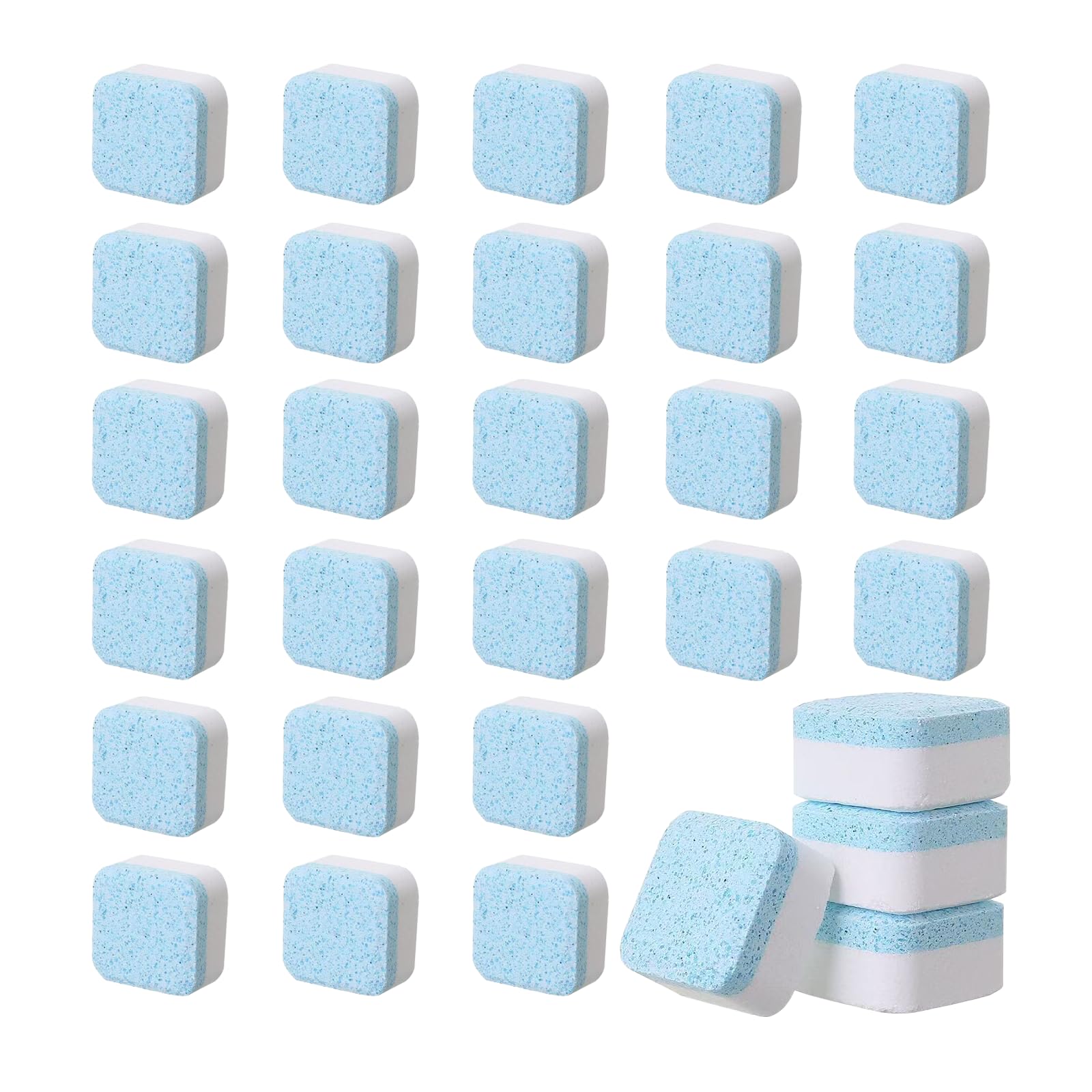 30 sztuk tabletek do WC, tabletki do czyszczenia WC, tabletki czyszczące do toalet, tabletki do WC Extra Sarke – dodatkowe tabletki czyszczące do toalet przeciwko kamienia i osadu, do gruntownego