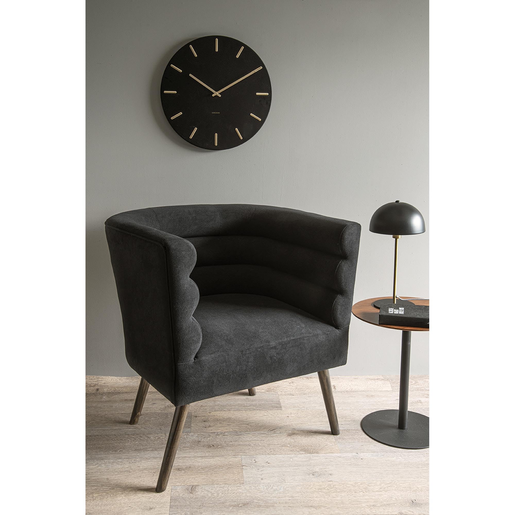 Lampe De Table BONNET Métal Noir 25W Noir - Leitmotiv | Galeries Lafayette