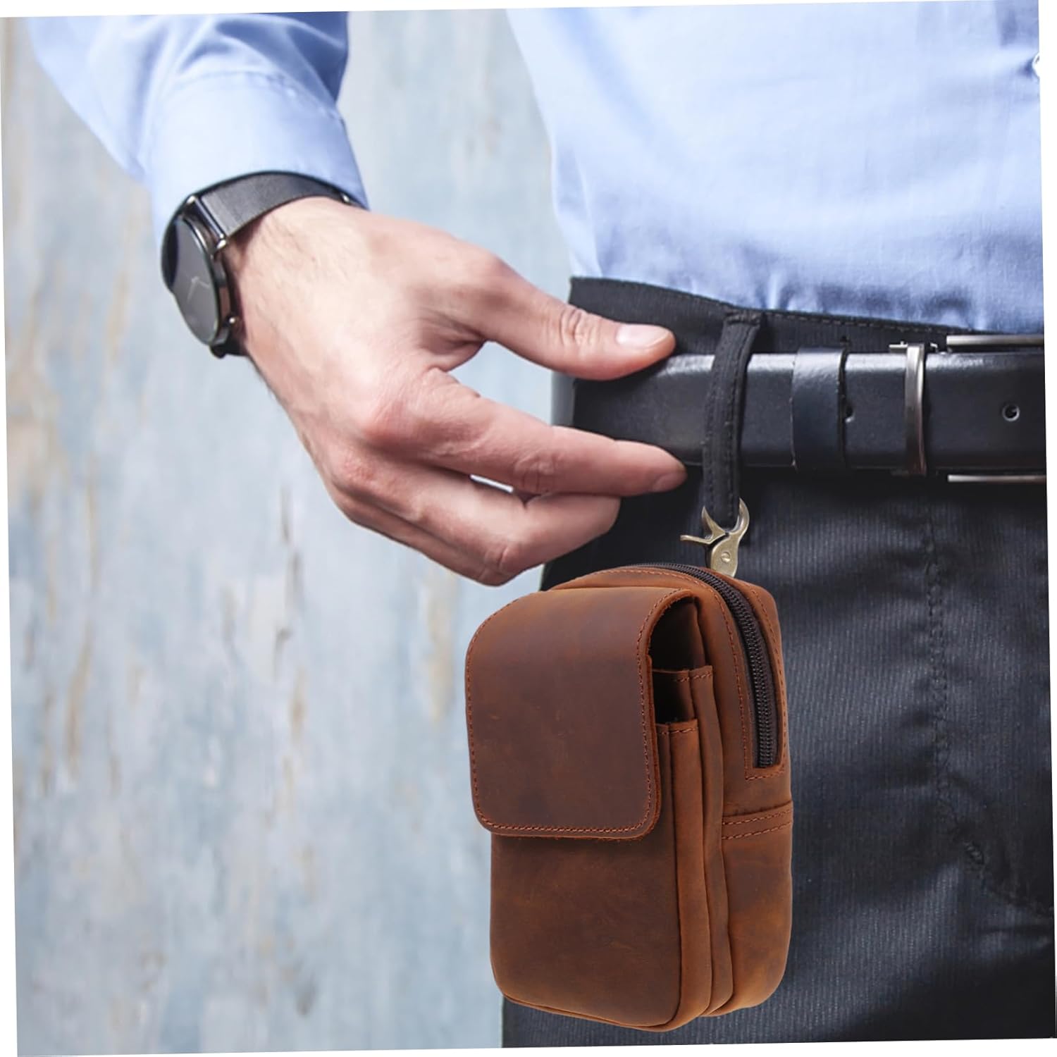 VICASKY 1Pc Multifunctional Cell Phone Pouch Durable Waist Storage Bag for Outdoor Activities Protective Pouch for Men for Running Hiking and Everyday Use