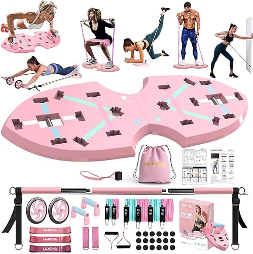 LALAHIGH Push Up Board,36 in 1 Home Gym Equipment with