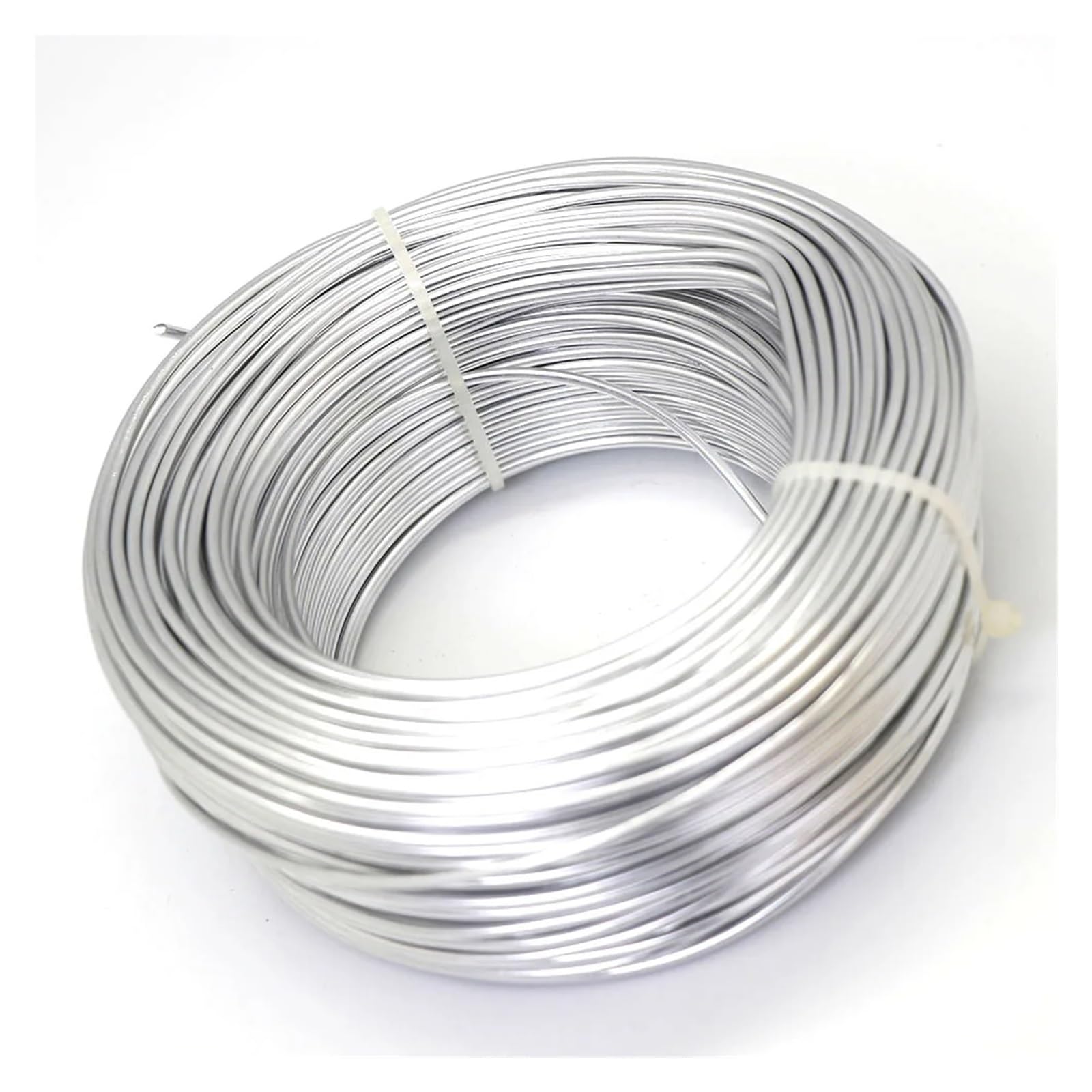 500 g/Rolle, 1 mm/1,5 mm/2 mm/2,5 mm/3,0 mm/4 mm, eloxierter runder Aluminiumdraht, Schmuckdraht, weich, DIY-Bastelbedarf(Gold,1.5mm about 100meter)