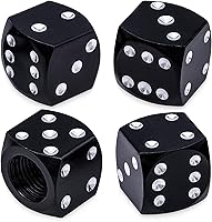 Vista 15 de 6 tapas de vástago de válvula de neumático, tapas de válvula de neumático de acero inoxidable para automóviles, camiones, SUV, motocicletas, Verde