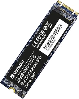 Verbatim Vi560 S3 M.2 SSD - SSD Interno 256GB - Solid State Drive - Adaptador SATA III M.2 - Unidad SSD Interna con tecnología 3D-NAND - SSD de Alto Rendimiento 256GB - hasta 560MB/s - Azul