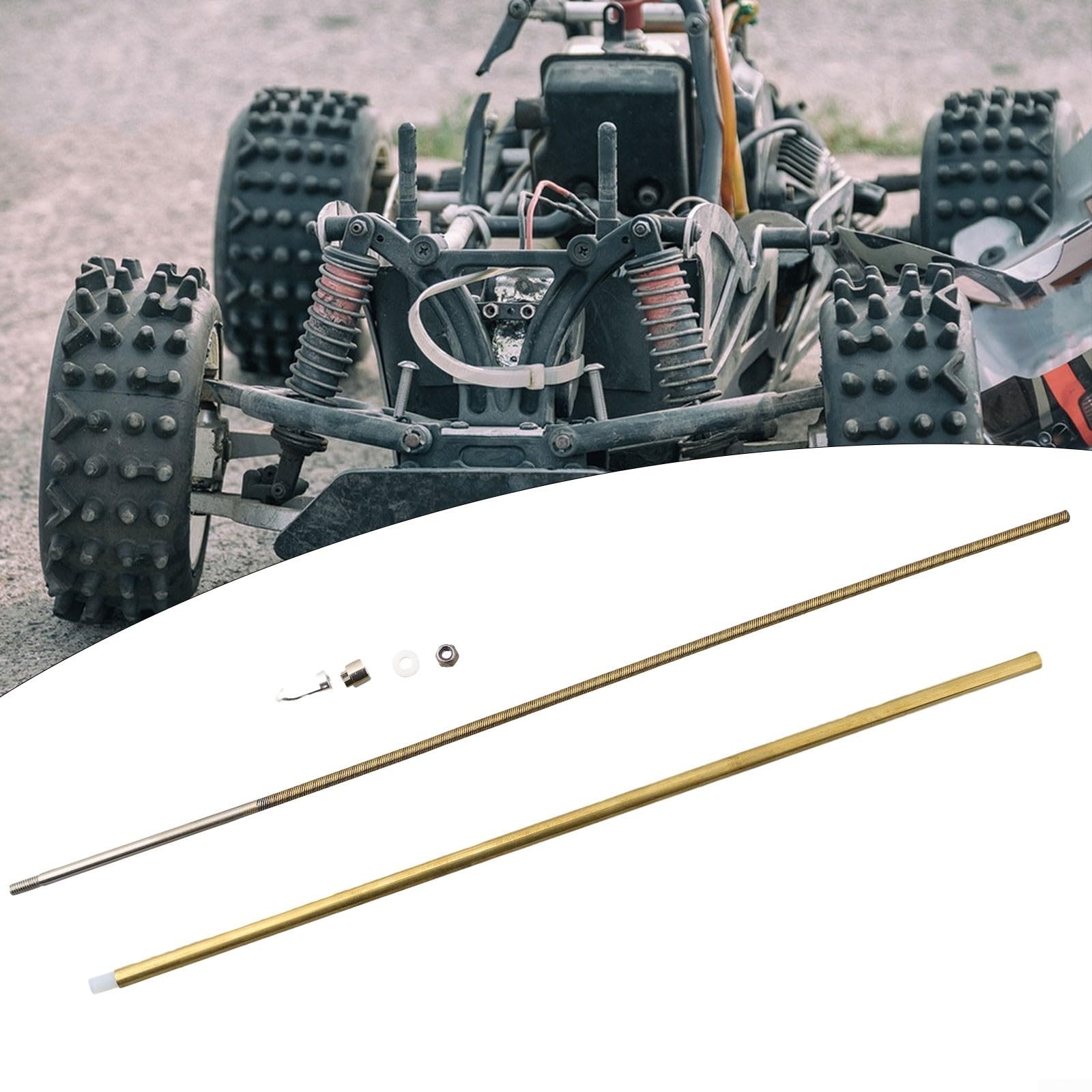 Flexibler Schaft Für RC-Boote – 4 Mm CW/CCW, 350 Mm, Mit Antriebs-Set (Kupferrohr, Kugelkopf, Dichtung)