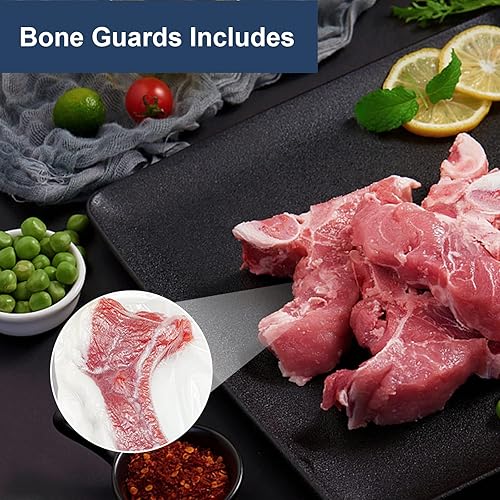 Miniatura 6 de WGCC Bolsas selladoras al vacío de 100 cuartos de galón de 8 x 12 pulgadas de 4 mil para ahorrar alimentos, sin BPA y prevención de pinchazos,