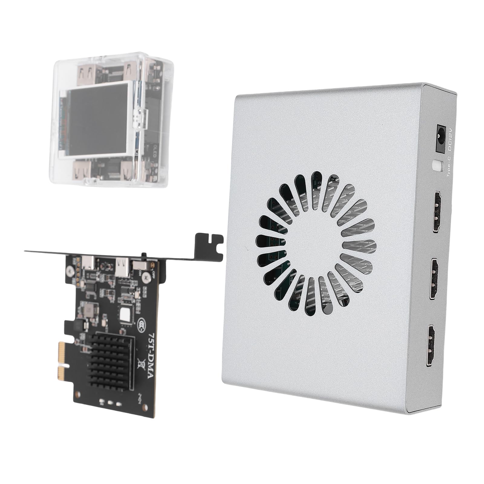 Fabater DMA Fuser Kit Completo Sintetizzatore di Interfaccia Multimediale Ad Alta Definizione per Giochi Ed Elaborazione Video Lega di Alluminio 3840x2160 60Hz