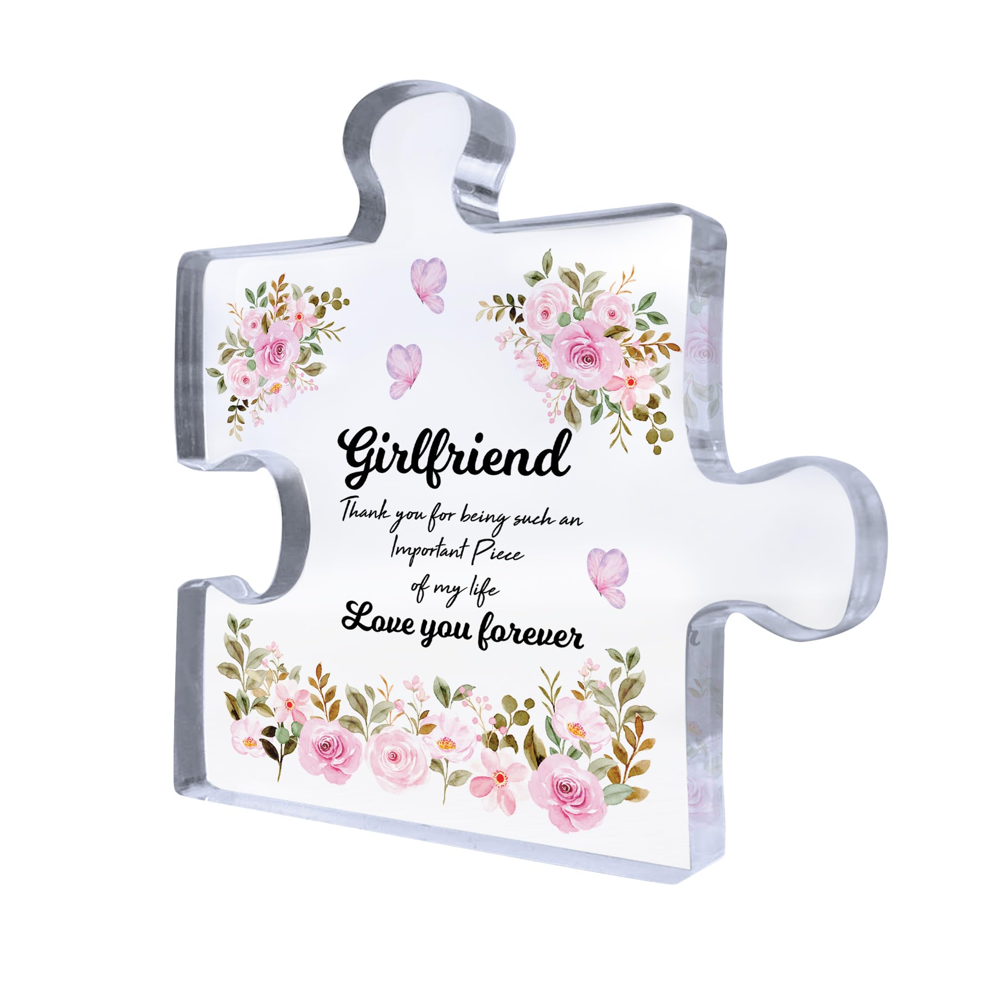 Red Ocean Girlfriend Gifts Important Piece Of My Life Thank You Gift For Girlfriend Birthday Christmas Anniversary Girlfriend Gifts From Boyfriend Novelty Gift For Girlfriend Romantic Gift