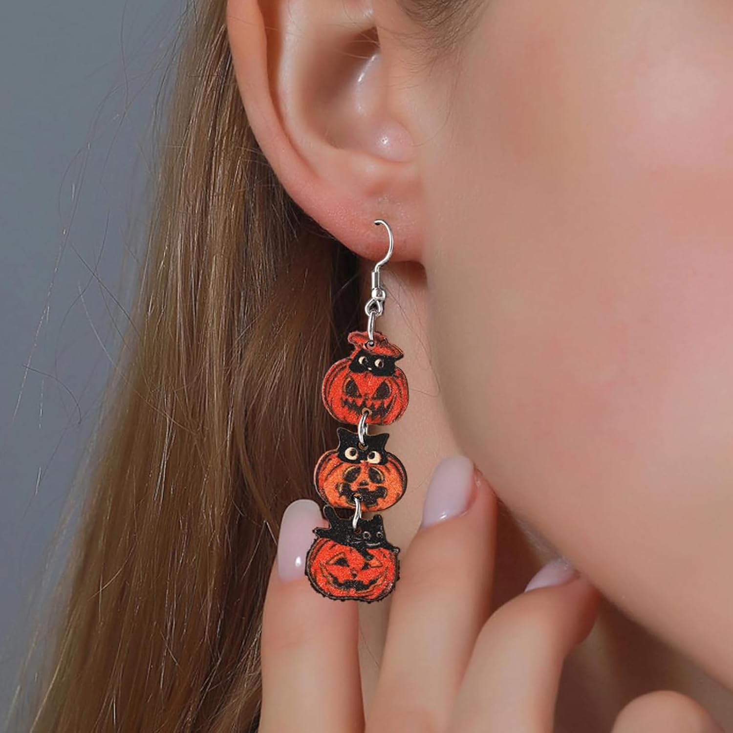 Gothic Earrings Weird Funky Stud Earrings for Women Unique Goth Accessories for Witch Costume Jewelry Novelty Crazy Goth Jewelry as Valentines Day Outfit Party Gifts Womens Halloween Costumes 2026 - Image 3