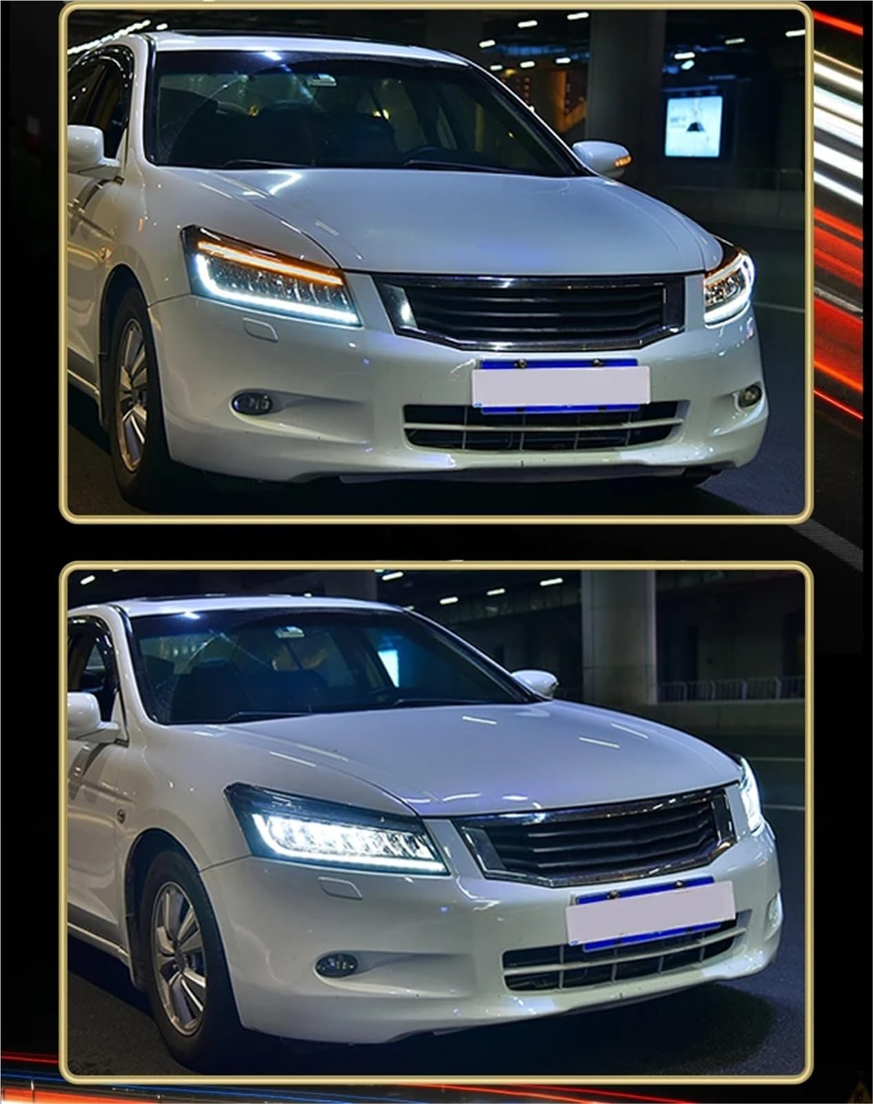 Gruppo Faro per Auto Accord G8 2008-2013, Ricambio per Auto, Gruppo Faro DRL, luci di direzione dinamiche, fari Anteriori
