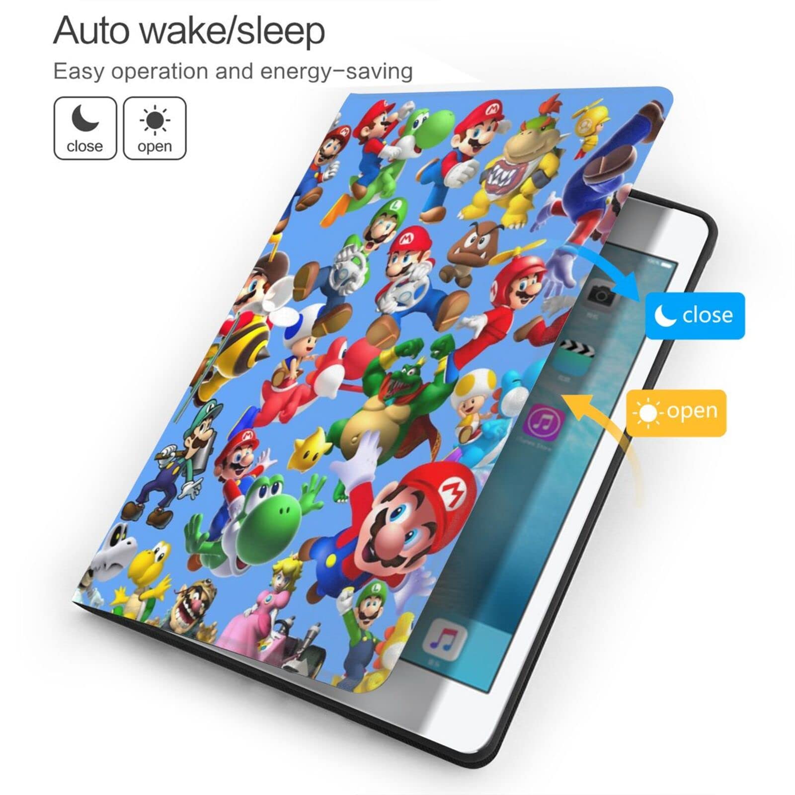 iPad本体 Mario For iPad 5 6 7 8 9 10.2 Air 2 3 4 Mini Pro11 Super Mario Kids