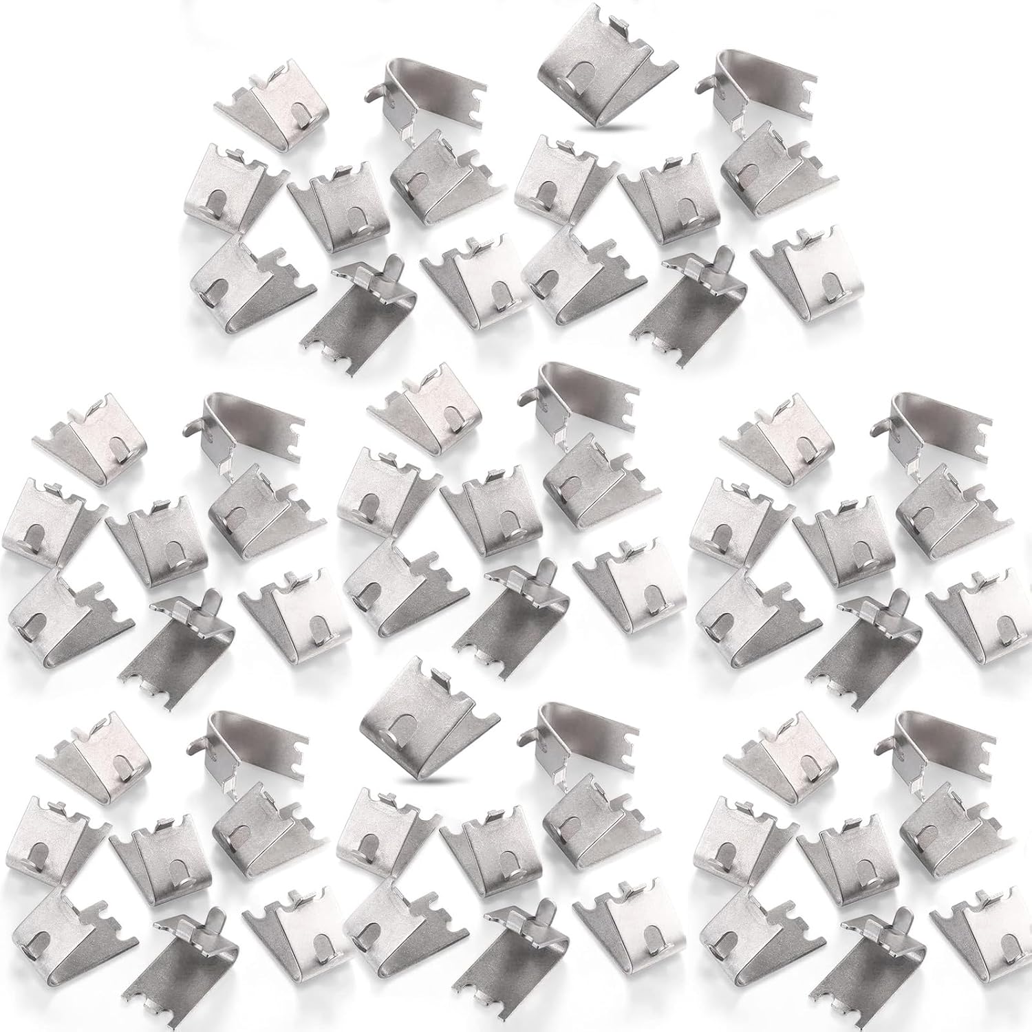 Hotop 64 Pieces 920158 Refrigerator Shelf Clips Freezer Cooler Shelf Support Commercial Replacement Rack Clips Buckles for Fridge Parts