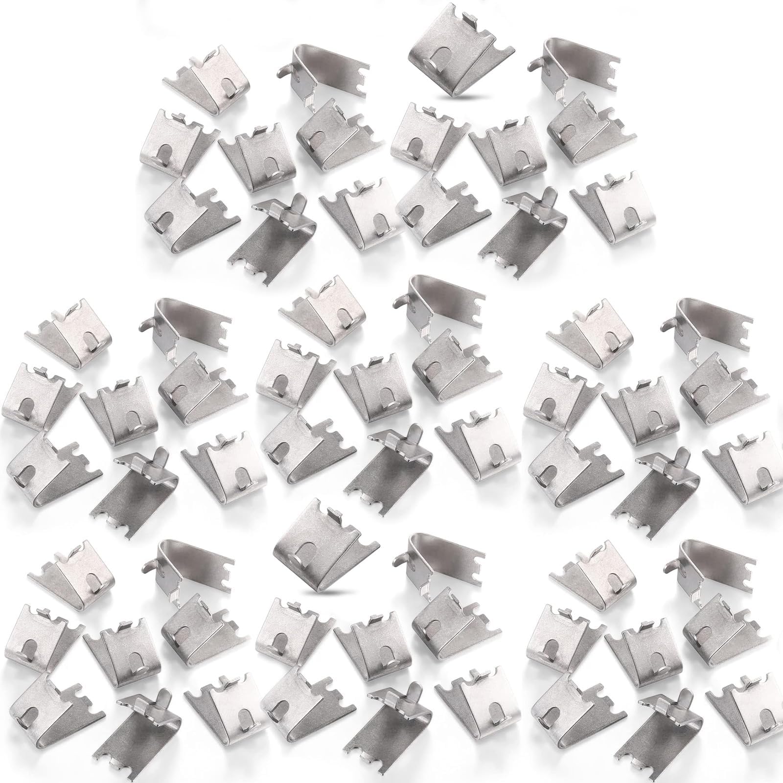 Hotop 64 Pieces 920158 Refrigerator Shelf Clips Freezer Cooler Shelf Support Commercial Replacement Rack Clips Buckles for Fridge Parts