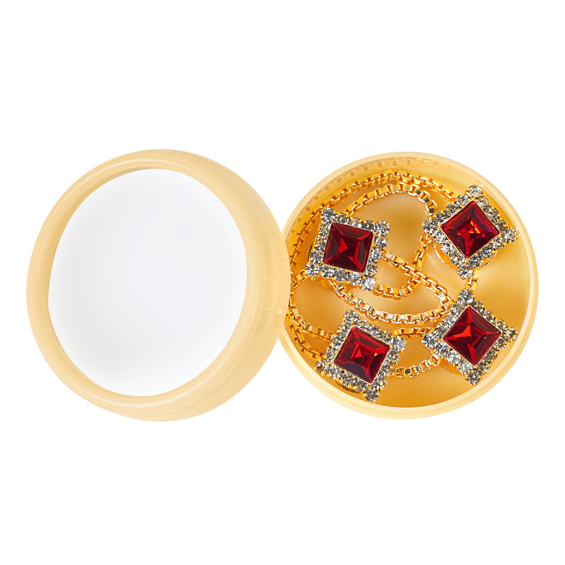designer classic gold plated red gemstone diamond crystal traditional ethnic fashion trending kurta metal unisex buttons