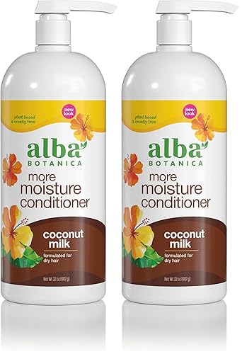 Miniatura 6 de Acondicionador Alba Botanica Más Humedad, Leche de Coco, 12 oz (El embalaje puede variar)