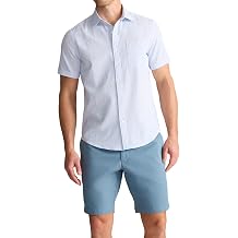 UNTUCKit Short Sleeve Performance Seersucker Shirt for Men