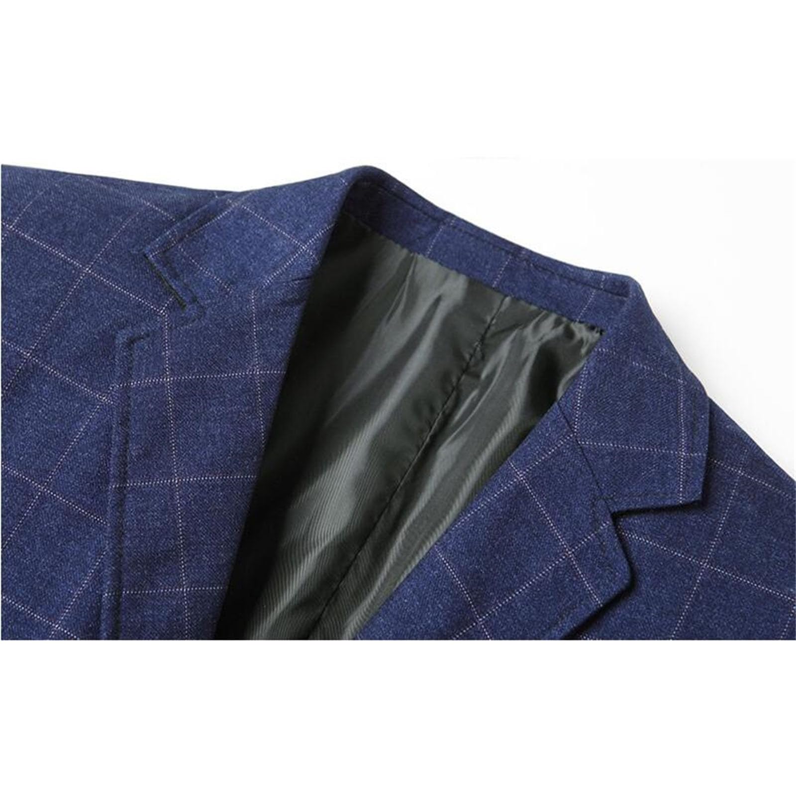 Genérico Chaqueta de traje para hombre Blazer de algodón, corte delgado y sobrio, casual, forro de ceremonia ciudad, suave, ligero, mediados de temporada, A80