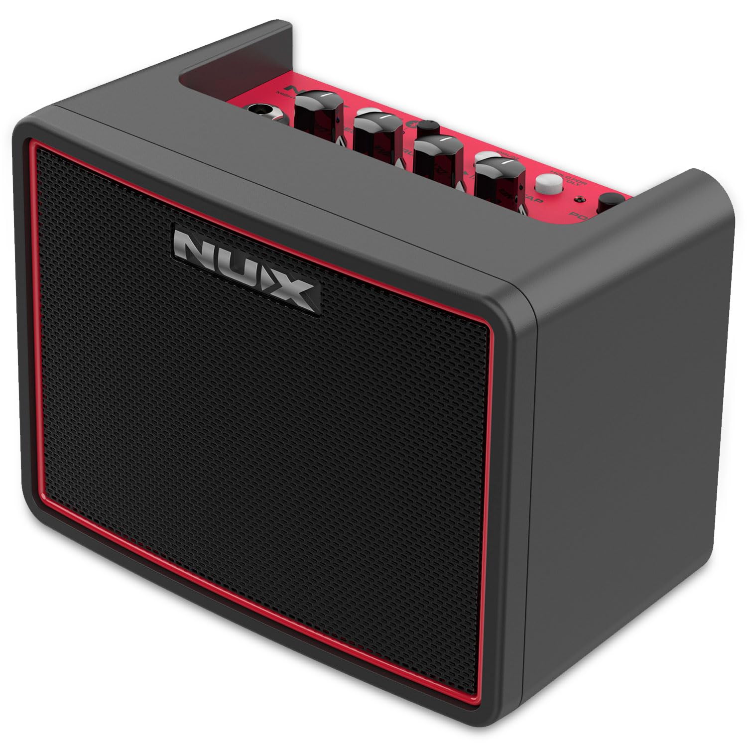 Nux Mighty Lite BT MKII Grau Bluetooth Modeling Gitarren-Verstärker für E-Gitarre und Bass mit Kabel