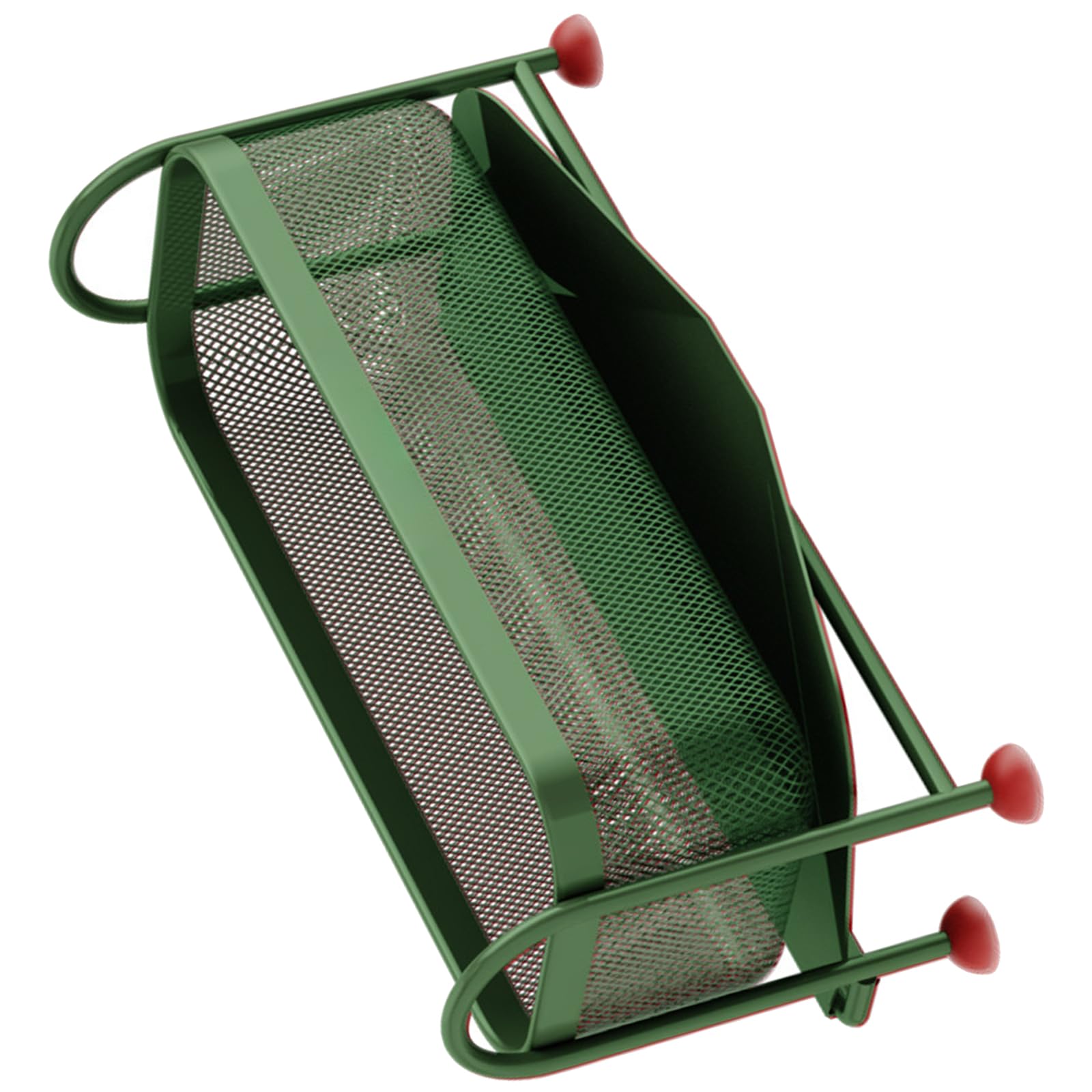 PANGBOER Multiple Rank Metal Countertop Planner for Kitchen Sink Area Space Saving Storage Rack Unequipped Assembly Green Metal Mesh Planner Sink Cart