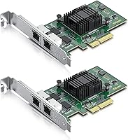 Vista 15 de 10Gtek Adaptador de Red Convergente Gigabit Ethernet 10/100/1000Mbps (NIC) con Chip Intel 82576, Tarjeta de Red Ethernet PCI Express, Puertos RJ45 X1