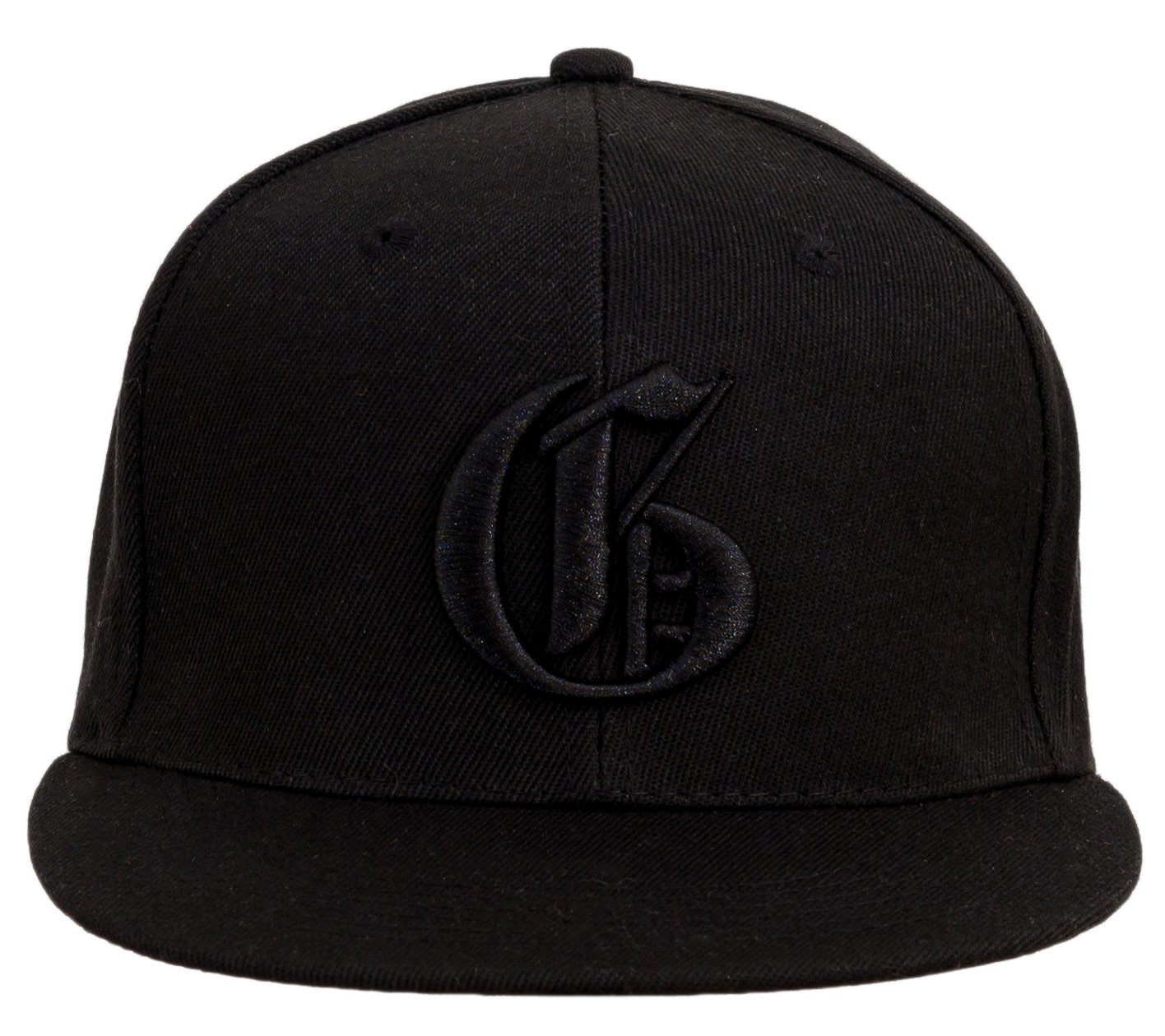 4sold Snapback Hat with Raised 3D Black Embroidery Letter Baseball Cap Hip-Hop Cap Hat Headwear (G)