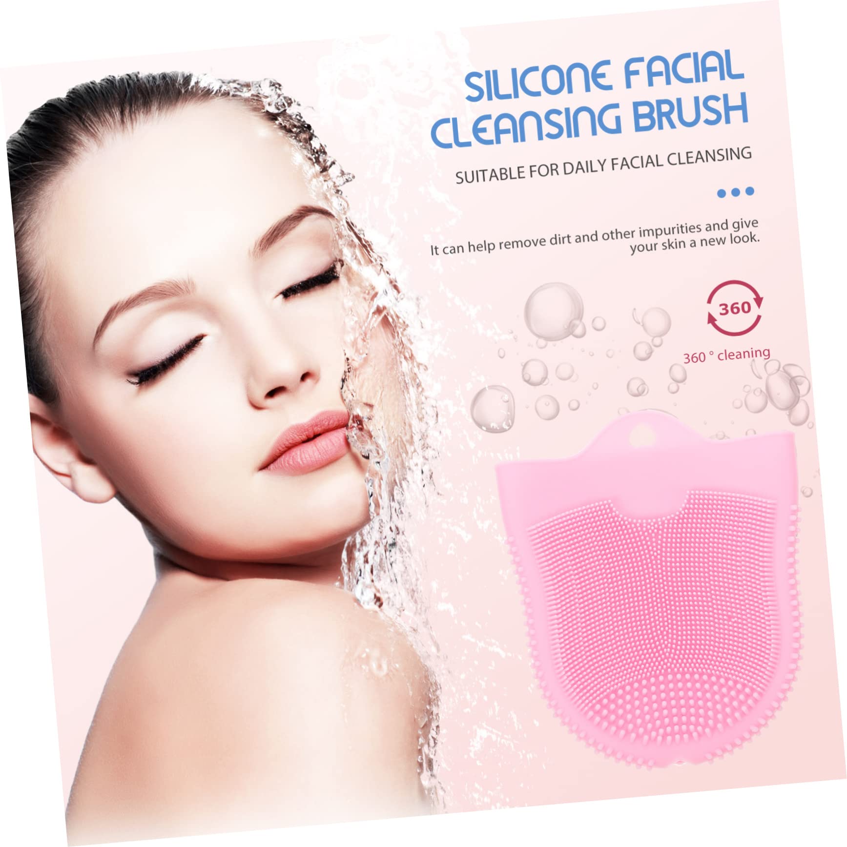 Housoutil 4 Cepillos De Mano Para Limpieza De Piel Herramienta De Maquillaje Facial Limpiador Facial Para Lavado