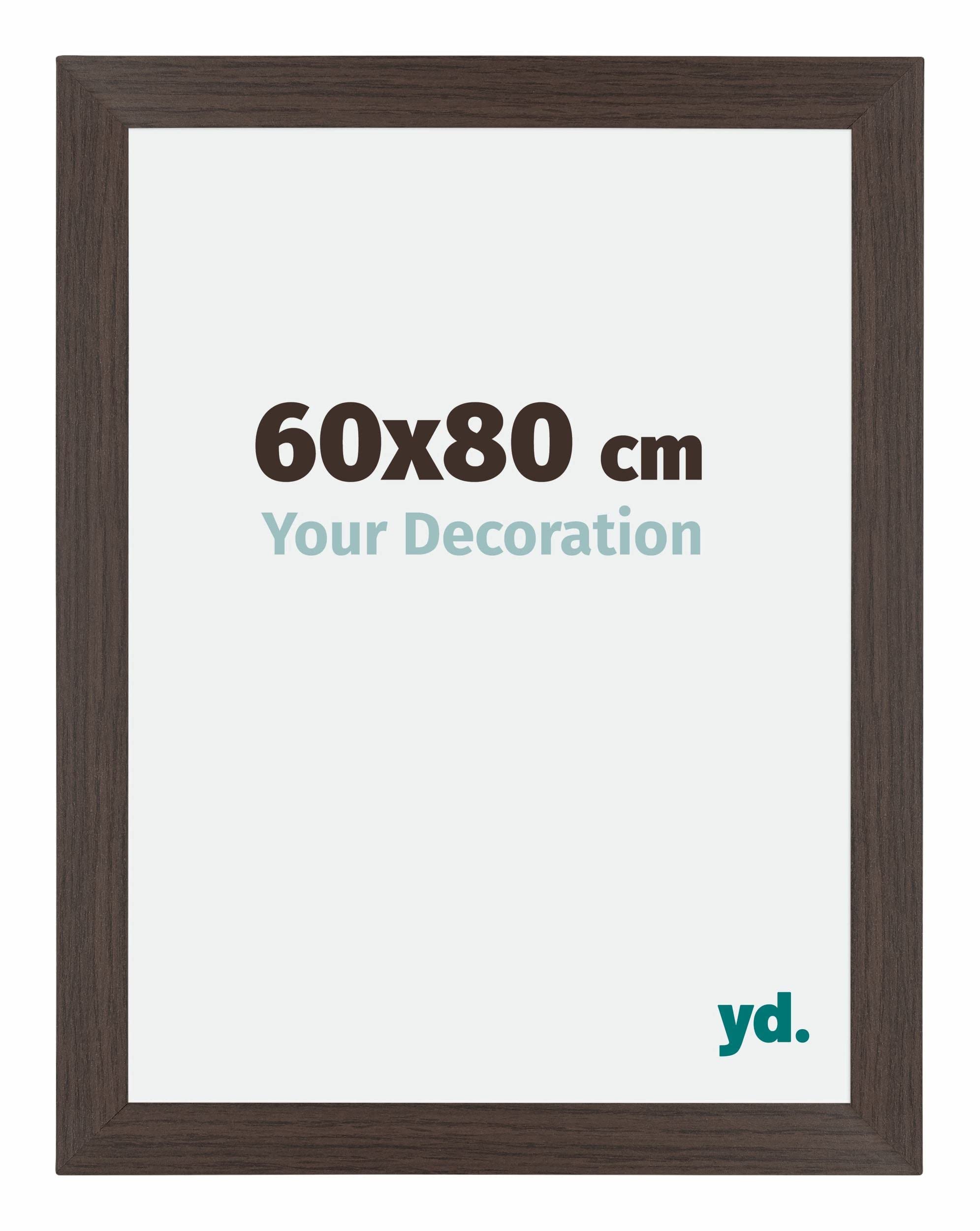 Your Decoration - Puzzle frame 60x80 - Oak Dark - Puzzle frame 1500-2000 Pieces - MDF Photoframe - Mura