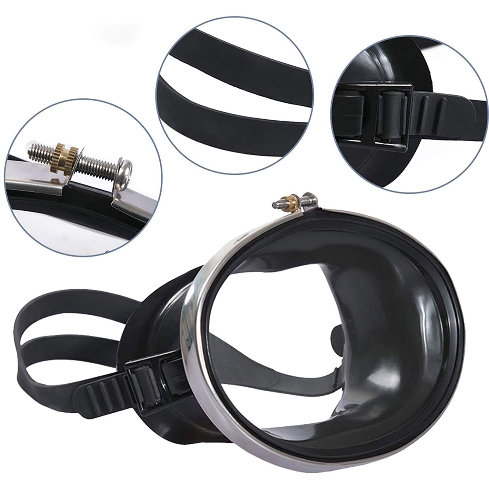 maschera subacquea, Maschere da sub, maschere snorkeling professionali, occhiali impermeabili antiappannamento UV for adulti